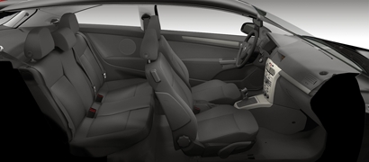 Interiér opel astra h