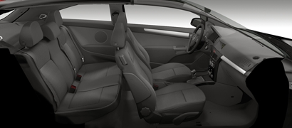 Interiér opel astra h