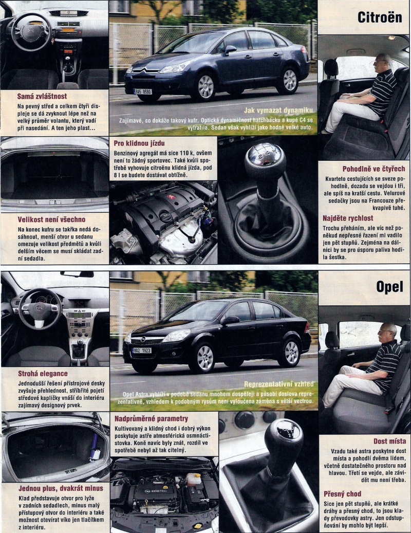 Opel Astra H vs Citroen C4