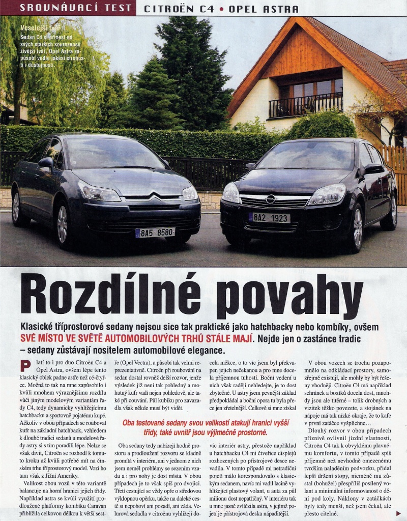 Opel Astra H vs Citroen C4