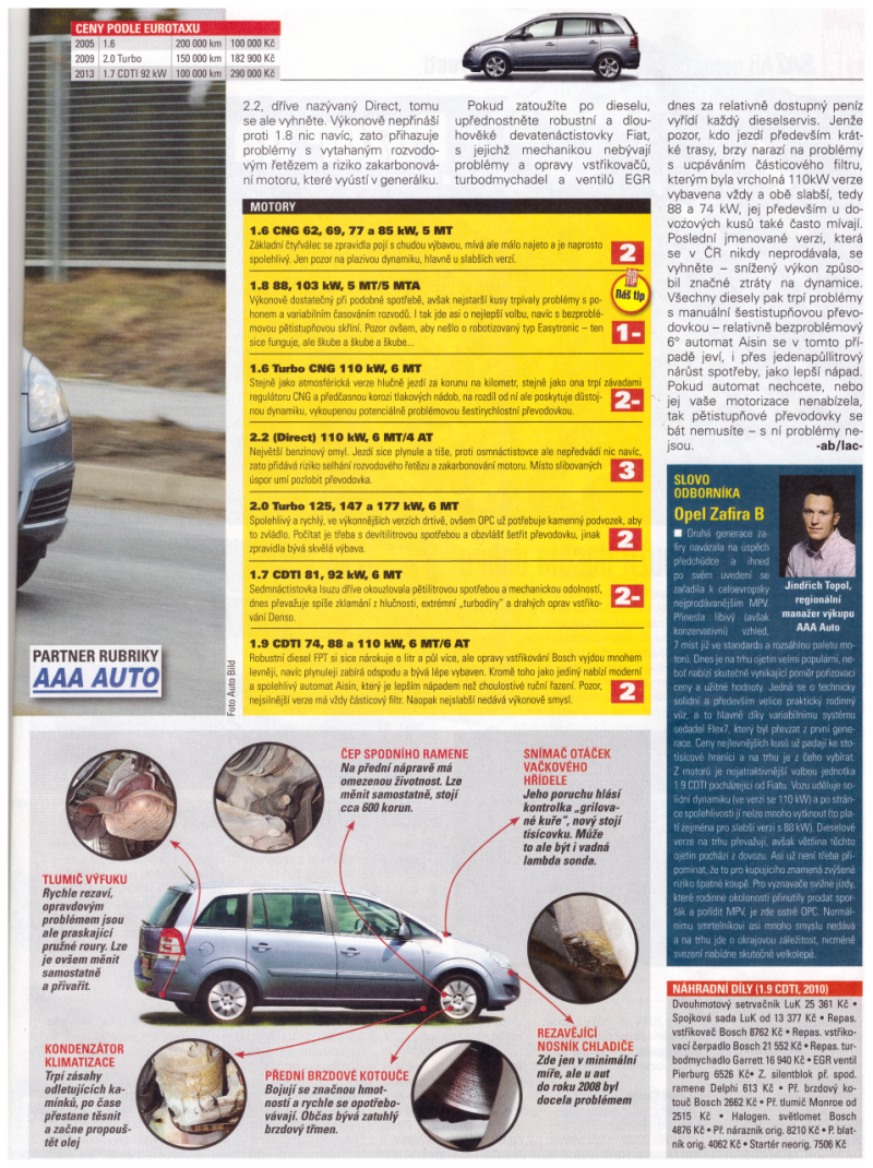 Opel Zafira recenze 2014 2*