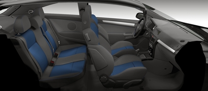 interiér opel astra h