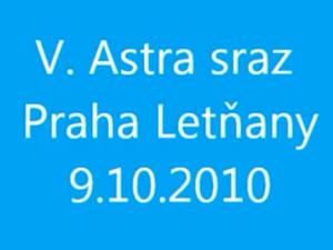 VIDEO – V. Astra – Zafira sraz Praha Letňany podzim 2010