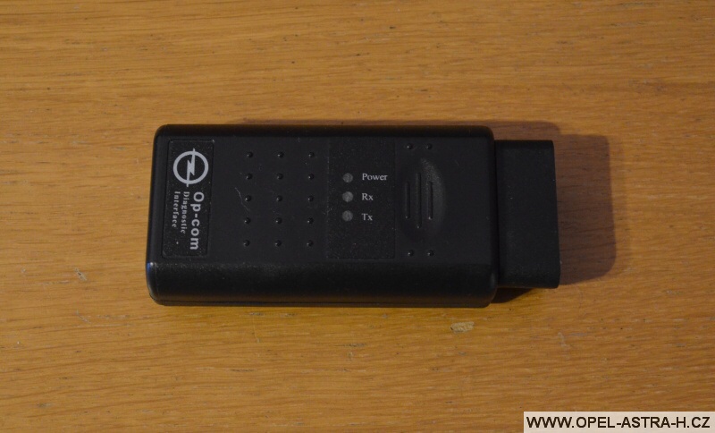 Opcom diagnostika Opel 2